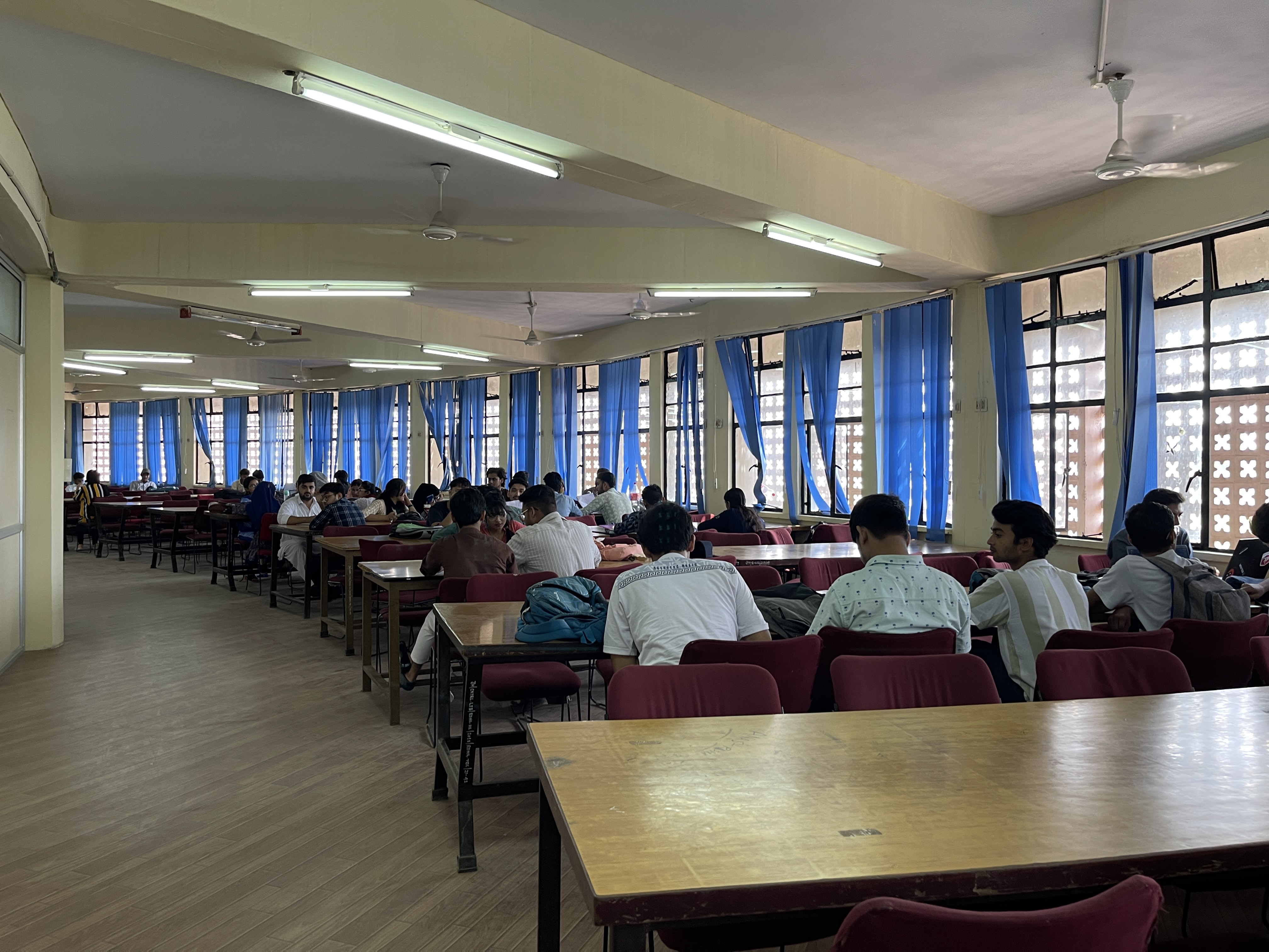 Central library at Jamia Hamdard University