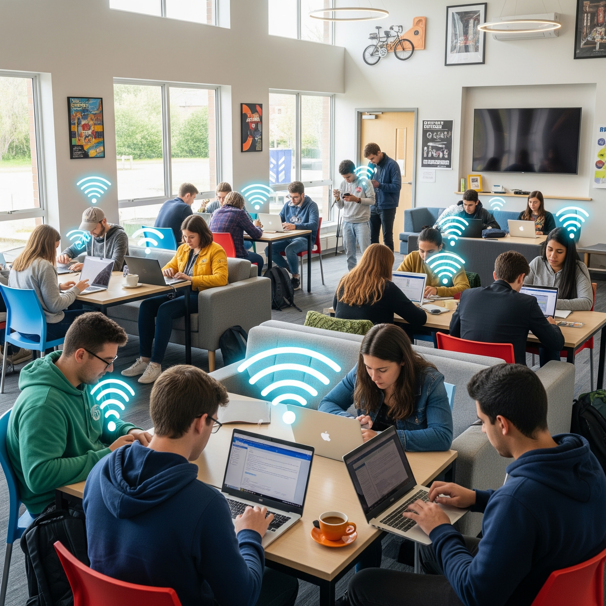 24 x 7 Wifi Facility